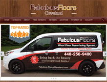 Tablet Screenshot of fabulous-floorscleveland.com